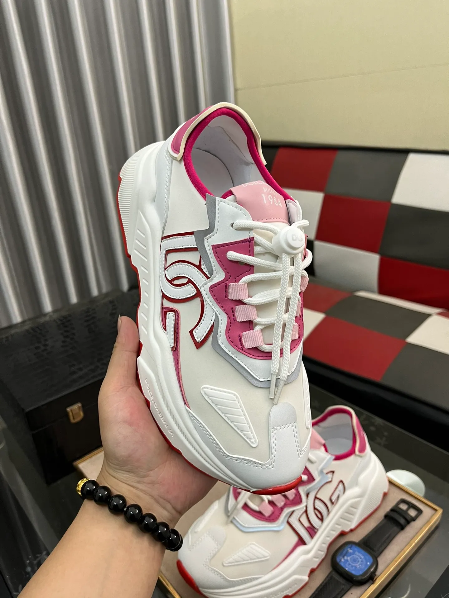 Men's shoes 💰480⌚️⌚️[DG] The most fashionable and original uppers, casual shoes make walking more convenient and comfortable, sports casual men's shoes, perfect 1:1 replica [color] compared with official quality, all use the original. Create a fashionable personality to highlight your uniqueness😎! Code number: 36-44